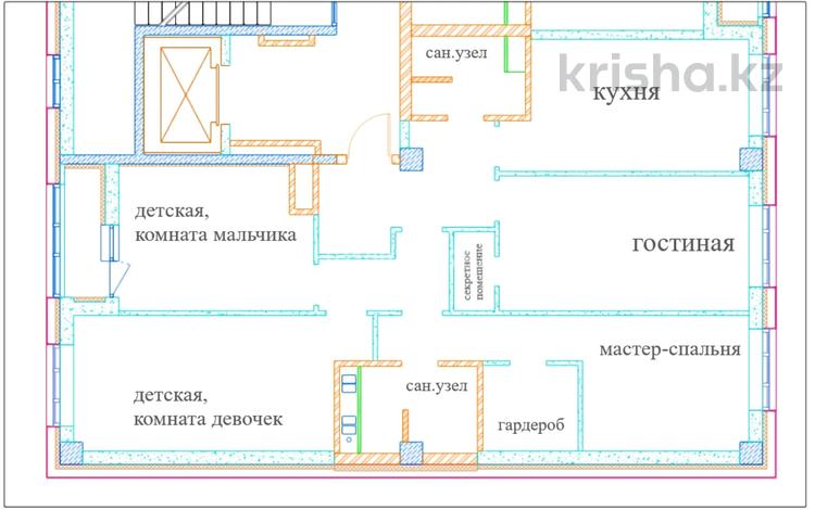 4-комнатная квартира · 110 м² · 8/8 этаж, Мангилик ел 36 за 64 млн 〒 в Астане, Есильский р-н — фото 2