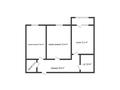 2-комнатная квартира · 55.3 м² · 2/3 этаж, узкоколейная за 21 млн ₸ в Костанае — фото 7