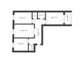 3-бөлмелі пәтер · 68.6 м² · 9/9 қабат, Центральный 59, бағасы: 19.5 млн ₸ в Кокшетау