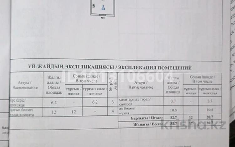 Отдельный дом · 2 комнаты · 31.5 м² · 8 сот., Тохтарова 138 — Карасай батыра за 29.5 млн ₸ в Туздыбастау (Калинино) — фото 33