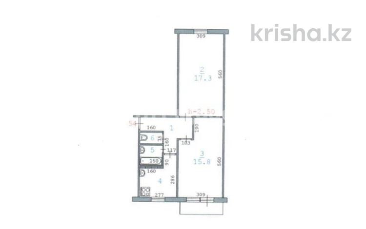 2-комнатная квартира · 49 м² · 3/5 этаж, Тургенева 80 за 14.2 млн ₸ в Актобе — фото 22