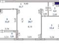 2-бөлмелі пәтер · 63.5 м² · 2/9 қабат, мкр Нурсая, Абулхайыр хана 69/4, бағасы: 33.5 млн ₸ в Атырау — фото 15