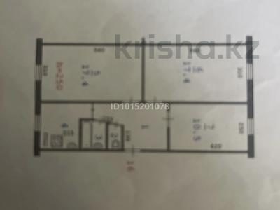 3-бөлмелі пәтер · 62 м² · 2/2 қабат, Женис 1, бағасы: 8 млн ₸ в Актобе, жилой массив Курайлы