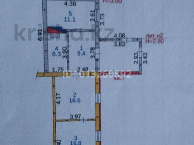 Часть дома · 3 комнаты · 60.2 м² · , 8 линия 18 — Школа 47 за 7 млн ₸ в Семее