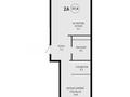 2-бөлмелі пәтер · 57.8 м² · 6/9 қабат, Каныша Сатпаева 90а/1, бағасы: ~ 46.1 млн ₸ в Алматы, Бостандыкский р-н — фото 2
