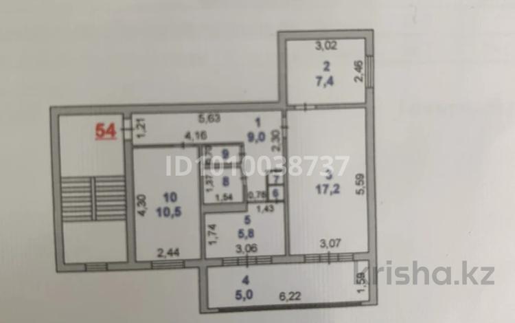 3-комнатная квартира · 58.7 м² · 3/5 этаж, Вокзал Маны 15а за 16 млн ₸ в Атырау, мкр Привокзальный-3А — фото 2
