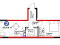 2-комнатная квартира · 49 м² · 3/6 этаж, ​Гажайып микрорайон 11/19 — Цена со скидкой: 33 094 656 тг! за ~ 36.8 млн ₸ в Алматы, Алатауский р-н — фото 2