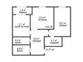 3-бөлмелі пәтер · 77 м² · 2/9 қабат, мкр Спортивный, Байтурсынова 35/7, бағасы: 52 млн ₸ в Шымкенте, Туран р-н — фото 17