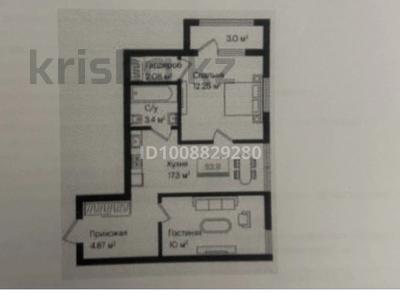 2-бөлмелі пәтер · 53 м² · 5/7 қабат, Безделева 111, бағасы: 21.2 млн ₸ в Шымкенте, Енбекшинский р-н