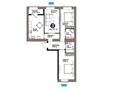 3-бөлмелі пәтер · 79.33 м², Шоссе Коргалжын 24/2, бағасы: ~ 39.6 млн ₸ в Астане, Нура р-н — фото 3