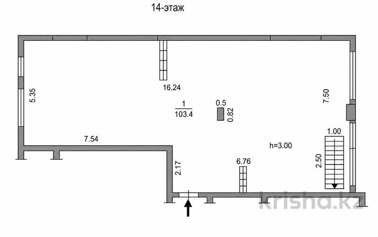 3-комнатная квартира · 149.6 м², Гагарина за ~ 82.7 млн ₸ в Алматы, Бостандыкский р-н — фото 9