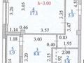 1-бөлмелі пәтер, 38.15 м², 8/9 қабат, Казыбек Би 9 — Е22, бағасы: 18.3 млн 〒 в Астане, Есильский р-н