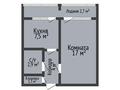 1-бөлмелі пәтер · 35.4 м² · 1/5 қабат, 7 мкрн 11, бағасы: 15.3 млн ₸ в Костанае — фото 2