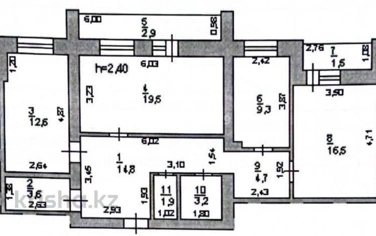 3-бөлмелі пәтер · 90.5 м² · 6/9 қабат, Донентаева 46, бағасы: 28.5 млн ₸ в Аксу — фото 2