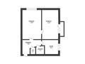 2-бөлмелі пәтер · 42.5 м² · 5/5 қабат, пушкина, бағасы: 17 млн ₸ в Костанае — фото 10