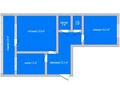 2-бөлмелі пәтер · 54 м² · 1/5 қабат, Гоголя 62, бағасы: 25.5 млн ₸ в Костанае — фото 2