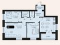 3-комнатная квартира · 85.5 м² · 1/4 этаж, мкр Юго-Восток, Таттимбета 19/7 за 39.7 млн ₸ в Караганде, Казыбек би р-н — фото 9