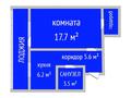1-бөлмелі пәтер · 36.4 м² · 3/9 қабат, Абая 27, бағасы: 16 млн ₸ в Костанае — фото 2
