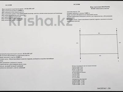 Жер телімі · 8 сотық, Асар-2 ш/а 1327/1, бағасы: 25.5 млн ₸ в Шымкенте, Абайский р-н