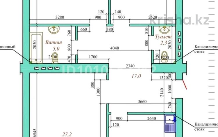 3-комнатная квартира · 114 м² · 2/8 этаж, мкр. Алтын орда, Алтын орда ш/а. 40E — Отличная локация за 45 млн 〒 в Актобе — фото 2