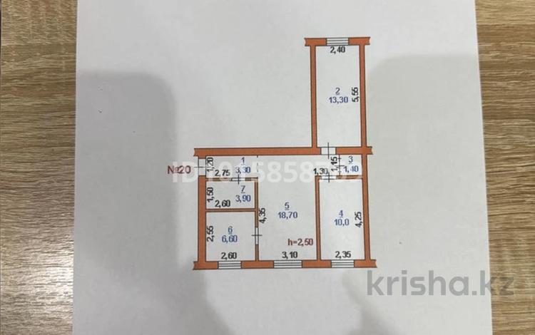 3-бөлмелі пәтер · 70 м² · 1/4 қабат, Байзак Батыра — хлебный дар, бағасы: 22 млн ₸ в Таразе — фото 2