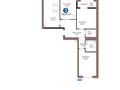 3-комнатная квартира · 86.72 м² · 8/9 этаж, Шафика Чокина 4 за 57 млн ₸ в Астане, Нура р-н — фото 2
