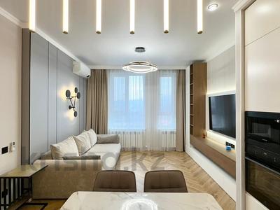 2-бөлмелі пәтер · 54 м² · 16/18 қабат, Жарокова 218/7, бағасы: 80 млн ₸ в Алматы, Бостандыкский р-н