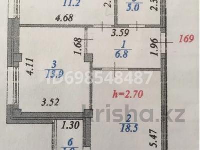 2-комнатная квартира · 58 м² · 2/8 этаж, Улы дала 65/1 за 35 млн 〒 в Астане, Есильский р-н