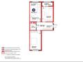 3-бөлмелі пәтер · 68.36 м² · 4/9 қабат, Е 915 улица 1, бағасы: 41.5 млн ₸ в Астане, Есильский р-н