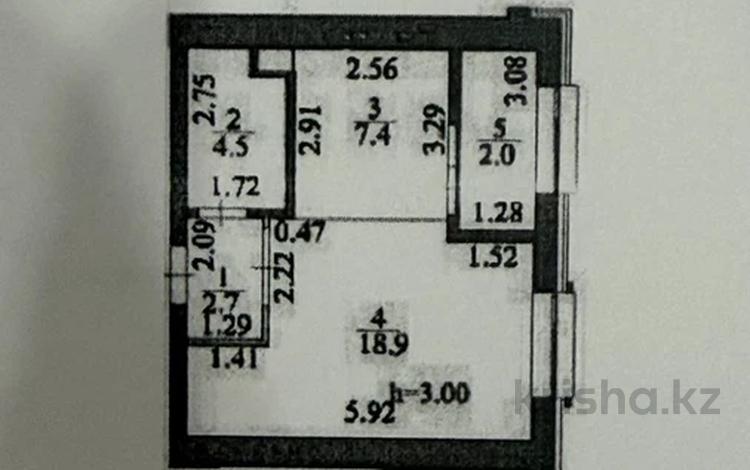 1-комнатная квартира · 35.5 м² · 8/9 этаж, Мухамеджан Тынышбайулы 10 за 20.9 млн ₸ в Астане, Сарайшык р-н — фото 7