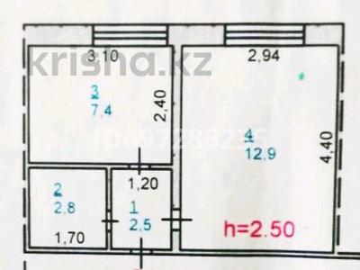 1-комнатная квартира, 26 м², 4/5 этаж, Муткенова 54 — Муткенова-Щедрина за 6.2 млн 〒 в Павлодаре