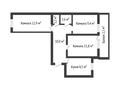 3-комнатная квартира · 63 м² · 8/10 этаж, Абая 68 за 29.6 млн ₸ в Костанае — фото 5