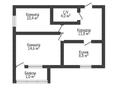 2-бөлмелі пәтер · 50 м² · 3/3 қабат, Водник 3 — Калабаева, бағасы: 25 млн ₸ в  — фото 15