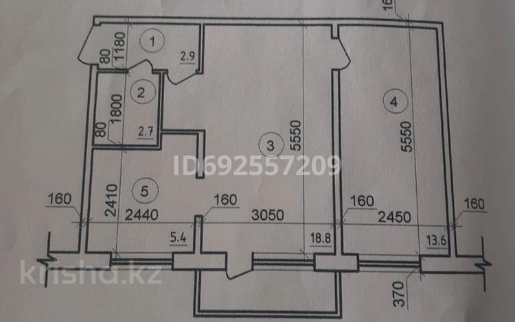 2-комнатная квартира, 44.2 м², 4/5 этаж, Машхур жусуп — 6 школа за 8.5 млн 〒 в Экибастузе — фото 2