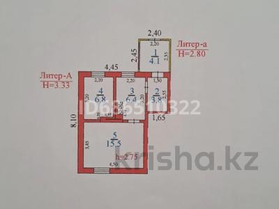 Часть дома · 3 комнаты · 36.6 м² · 4 сот., Ашекеева 21/3 за 7 млн ₸ в Айтей
