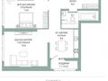 2-бөлмелі пәтер · 52 м² · 2/20 қабат, Толе би 19а, бағасы: ~ 26.3 млн ₸ в Астане — фото 2