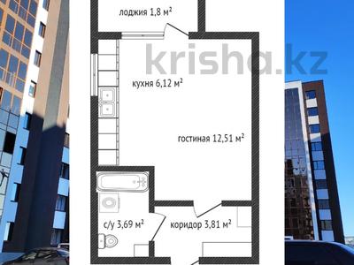 1-комнатная квартира, 27.93 м², 2/9 этаж, Уральская 45Д за 9.2 млн 〒 в Костанае