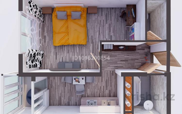 1-комнатная квартира · 40.58 м² · 10/10 этаж, Алтын Орда 7/1а за 20.5 млн ₸ в Абай — фото 2
