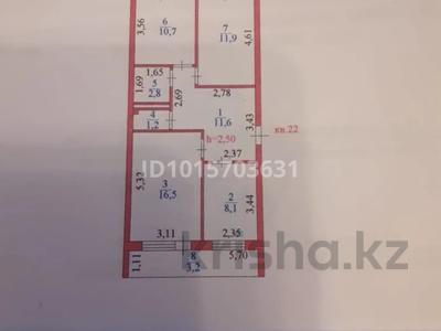 3-комнатная квартира · 66 м² · 3/3 этаж, Абая 101/1 за 26.2 млн ₸ в Астане, р-н Байконур