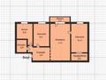 3-комнатная квартира · 56 м² · 4/5 этаж, Есенберлина 32 за 23.5 млн ₸ в Астане, Сарыарка р-н