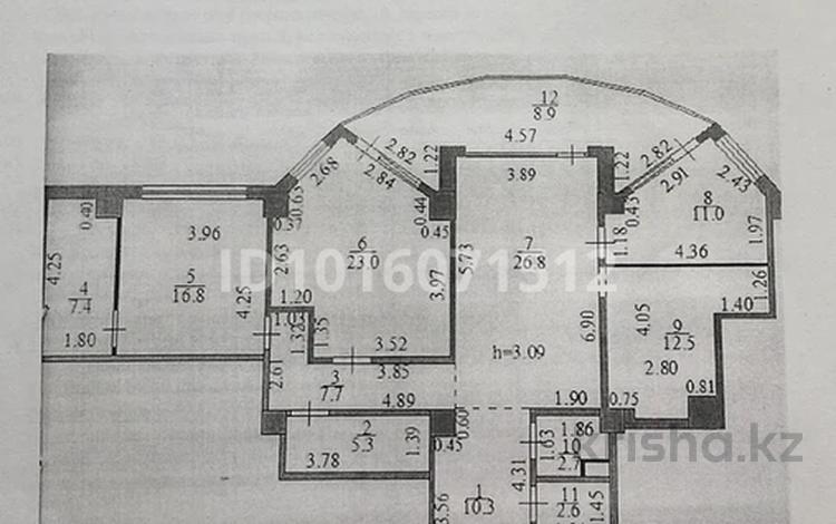 4-комнатная квартира · 127.3 м² · 14/20 этаж, мкр Шубар 6/3 — Кабанбай Батыра за 82 млн ₸ в Астане, Есильский р-н — фото 2