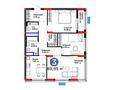 3-комнатная квартира · 85.95 м², Е-15 5 за ~ 54 млн ₸ в Астане, Нура р-н — фото 3