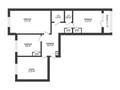 3-бөлмелі пәтер · 65.1 м² · 5/6 қабат, М. Сералина 42, бағасы: 28 млн ₸ в Костанае — фото 19