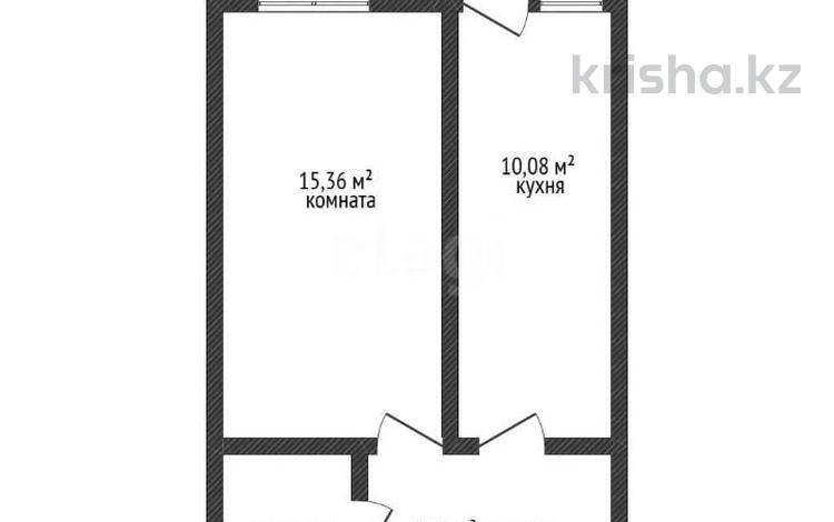 1-комнатная квартира · 37 м² · 3/6 этаж, Микрорайон Береке 47 за 19.5 млн ₸ в Костанае — фото 2