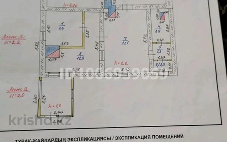 Отдельный дом · 3 комнаты · 86.2 м² · 10 сот., Комсомольская — Магазин Болашак за 3.5 млн 〒 в Житикаре — фото 2