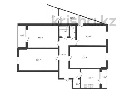 4-комнатная квартира · 101.9 м² · 10/12 этаж, Нурсултана Назарбаева 297 за 38 млн ₸ в Павлодаре