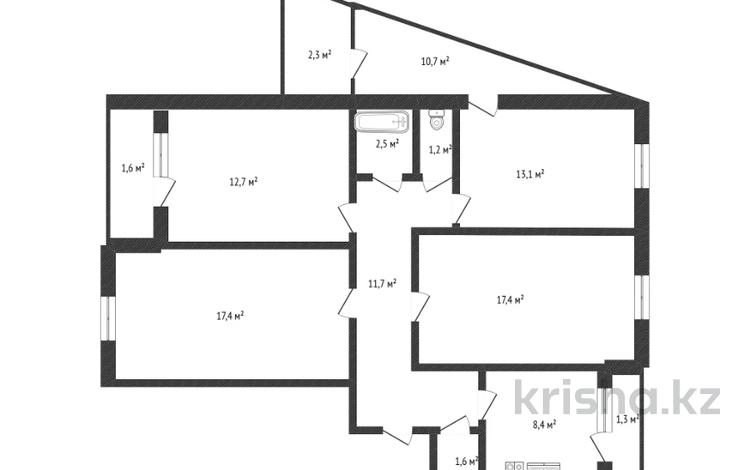 4-комнатная квартира · 101.9 м² · 10/12 этаж, Нурсултана Назарбаева 297 за 38 млн ₸ в Павлодаре — фото 20