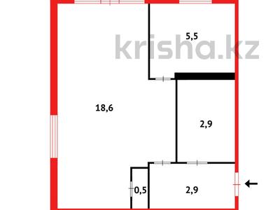 1-комнатная квартира, 30 м², 1/5 этаж, Майкудук, 14й микрорайон 12 за 10.4 млн 〒 в Караганде, Алихана Бокейханова р-н