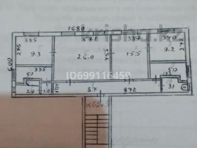 4-комнатная квартира · 86 м² · 1/2 этаж, Достык за 4 млн ₸ в Шидертах