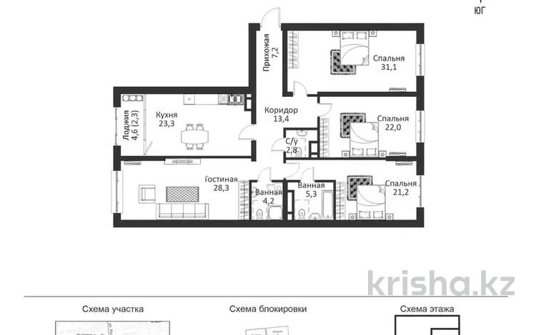 4-бөлмелі пәтер · 161 м² · 5/9 қабат, Розыбакиева 278 — ЦЕНА НИЖЕ ЗАСТРОЙЩИКА!, бағасы: 161 млн ₸ в Алматы, Бостандыкский р-н — фото 2